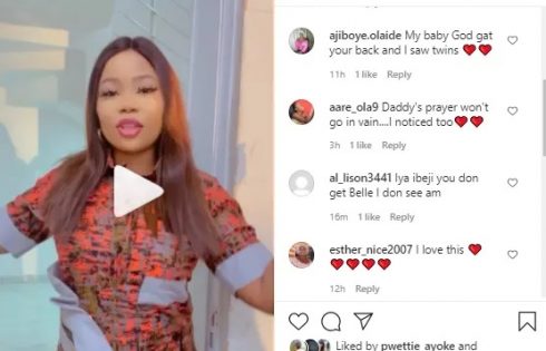 “The twins are making you glow” Fans celebrate over new Seyi Edun’s thanksgiving video