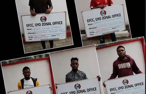 EFCC Arrests Music Producer, Four Others For Internet Fraud In Uyo